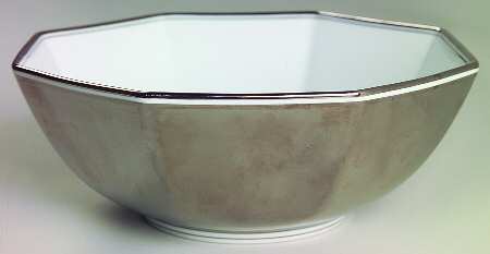 Platinum Rondelet 9" Octagonal Vegetable Bowl