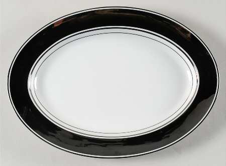 Platinum Rondelet 14" Oval Serving Platter