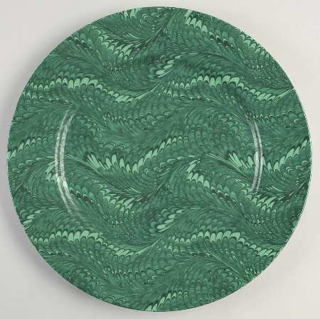 Plume Green Service Plate (Charger)