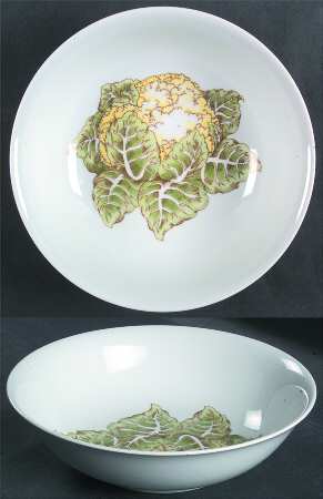 Potager 9" Round Vegetable Bowl