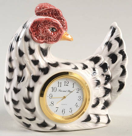 Poulet Figural Clock