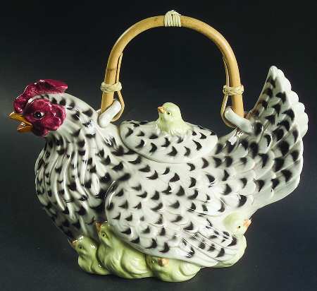 Poulet Teapot & Lid by Fitz & Floyd