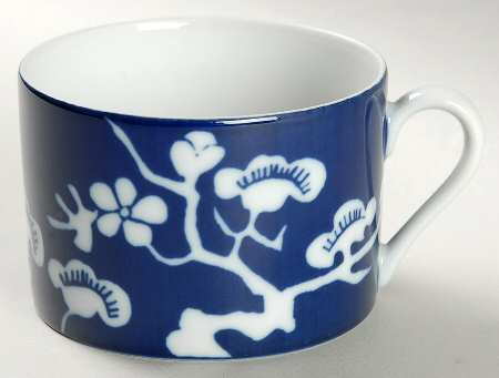 Prunier De Chine Cobalt (Negative) Flat Cup