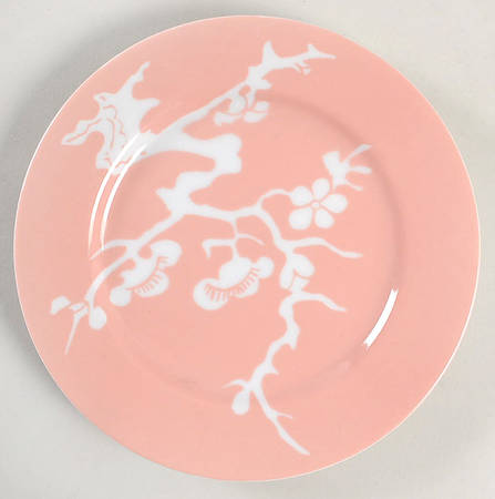 Prunier De Chine Peach (Negative) Bread & Butter Plate