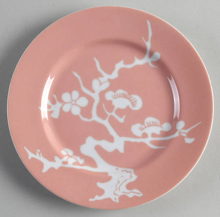 Prunier De Chine Peach (Negative) Salad Plate