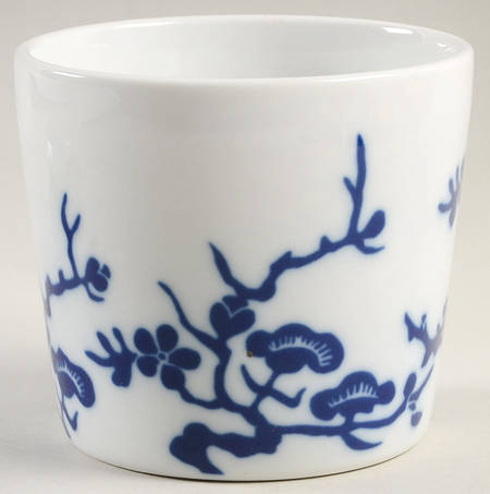 Prunier De Chine Cobalt (Positive) 4" Flower Pot No Underplate