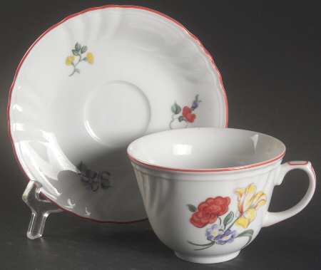 Printemps Flat Cup & Saucer Set