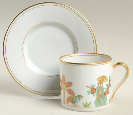 Promenade Flat Demitasse Cup & Saucer Set