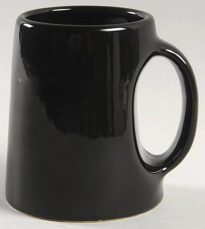 Quadrille Black (Earthenware) Mug