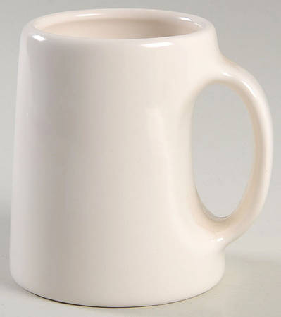 Quadrille White (Earthenware) Mug