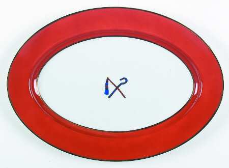 Ramses 14" Oval Serving Platter by Fitz & Floyd