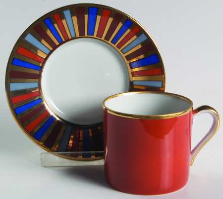 Ramses Flat Demitasse Cup & Saucer Set