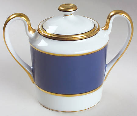 Renaissance Cerulean Blue (Japan) Sugar Bowl & Lid