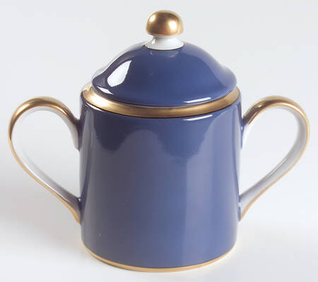 Renaissance Cerulean Blue (Japan) Sugar Bowl & Lid