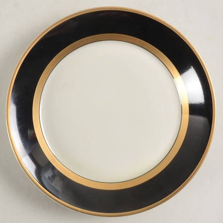 Renaissance Black On Buff Saucer