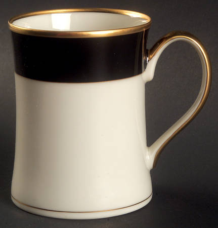 Renaissance Black On Buff Mug by Fitz & Floyd