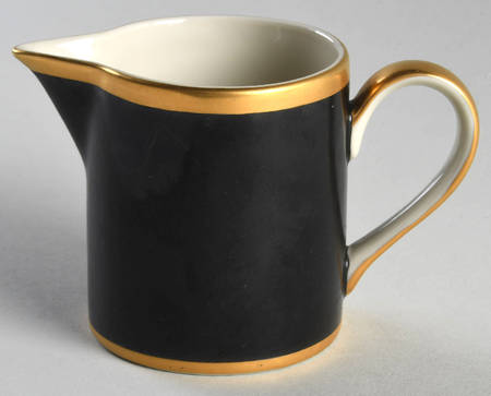 Renaissance Black On Buff Creamer