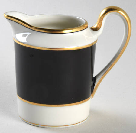 Renaissance Black On Buff Creamer