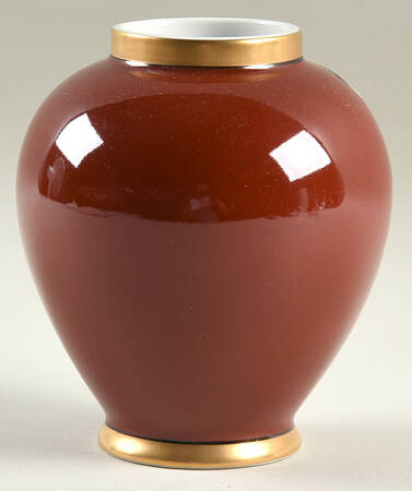 Renaissance Cinnabar Small Ginger Jar No Lid by Fitz & Floyd