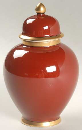 Renaissance Cinnabar Small Ginger Jar & Lid