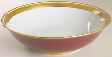 Renaissance Cinnabar 9" Round Vegetable Bowl by Fitz & Floyd