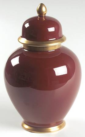Renaissance Cinnabar Medium Ginger Jar & Lid