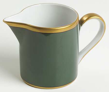 Renaissance Dark Green Creamer by Fitz & Floyd