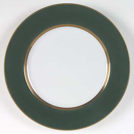 Renaissance Dark Green Service Plate (Charger) by Fitz & Floyd