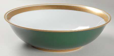 Renaissance Dark Green 9" Round Vegetable Bowl