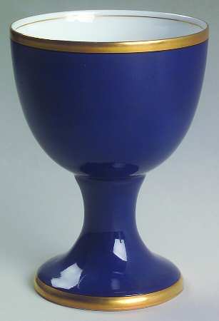 Renaissance Lapis Blue China Goblet
