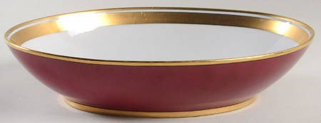 Renaissance Magenta 10" Oval Vegetable Bowl