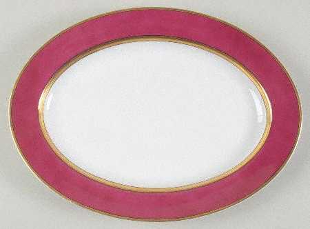 Renaissance Magenta 14" Oval Serving Platter
