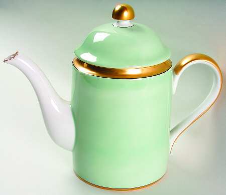 Renaissance Mint Green Coffee Pot & Lid