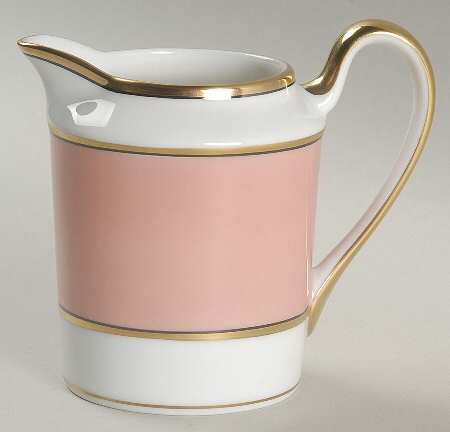 Renaissance Peach (Wide Gold Verge Line) Creamer