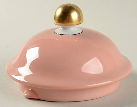 Renaissance Peach (Wide Gold Verge Line) Lid for Coffee Pot