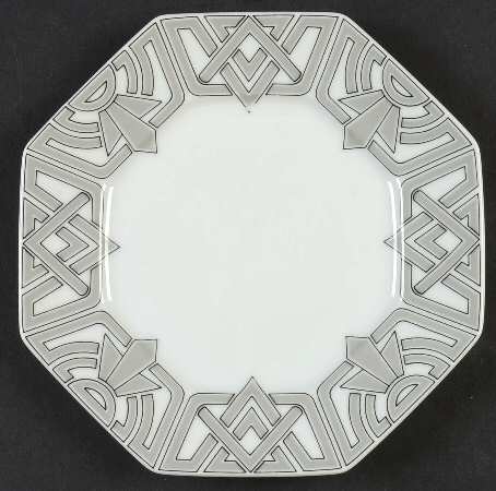 The Ritz Grey Bread & Butter Plate