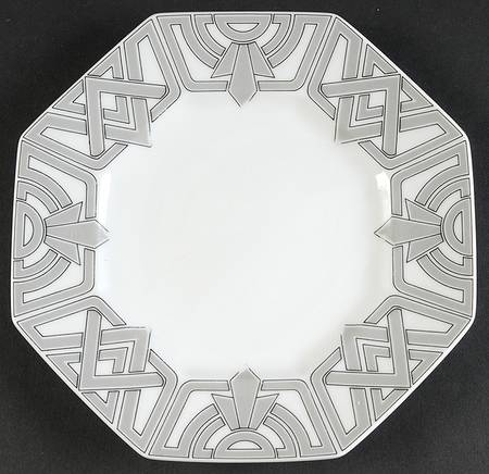 The Ritz Grey Salad Plate
