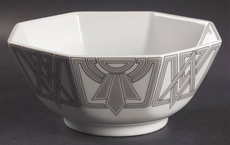 The Ritz Grey 6" Octagonal Vegetable Bowl