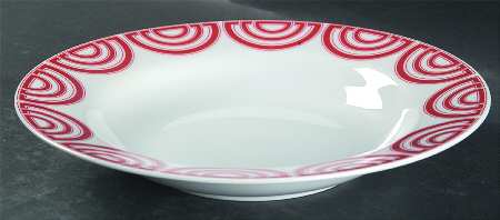 The Ritz Red Terra Cotta Rim Soup Bowl