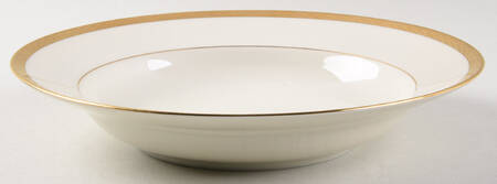 Roanoke (Gold) Large Rim Soup Bowl