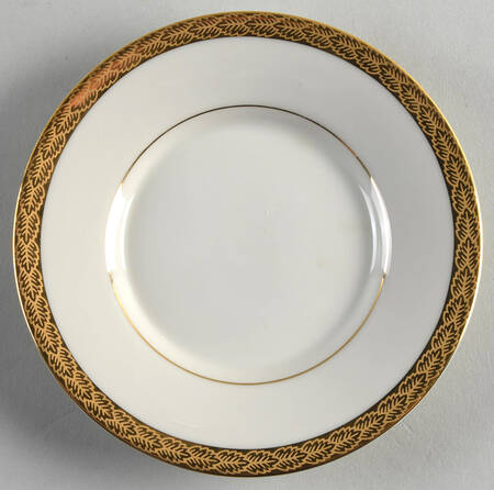 Roanoke (Gold) Saucer for Flat Cup