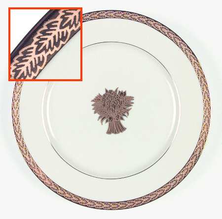 Roanoke (Gold) Accent Salad Plate by Fitz & Floyd