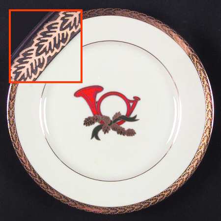 Roanoke (Gold) Accent Salad Plate by Fitz & Floyd