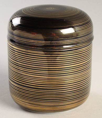 Rondelle Black 4" Round Box & Lid