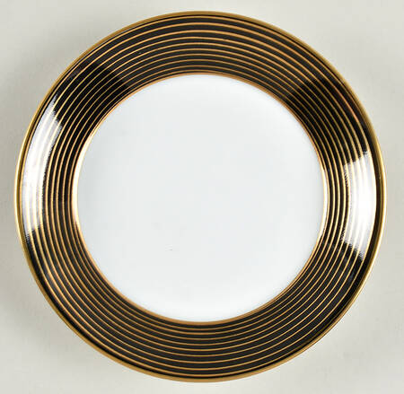 Rondelle Black Saucer by Fitz & Floyd