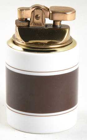 Rondelet Dark Brown (White Background) Cigarette Lighter