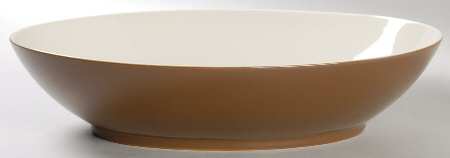 Rondelet Cognac 10" Oval Vegetable Bowl