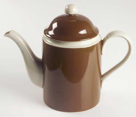 Rondelet Cognac Coffee Pot & Lid
