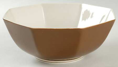 Rondelet Cognac 8" Octagonal Vegetable Bowl