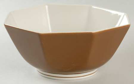 Rondelet Cognac 6" Octagonal Vegetable Bowl